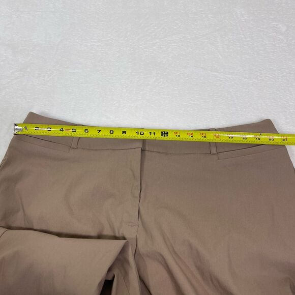 Lane Bryant Curvy Allie 22 R Skinny Ankle Tan Trousers Stretch Comfort Mature - Picture 9 of 11